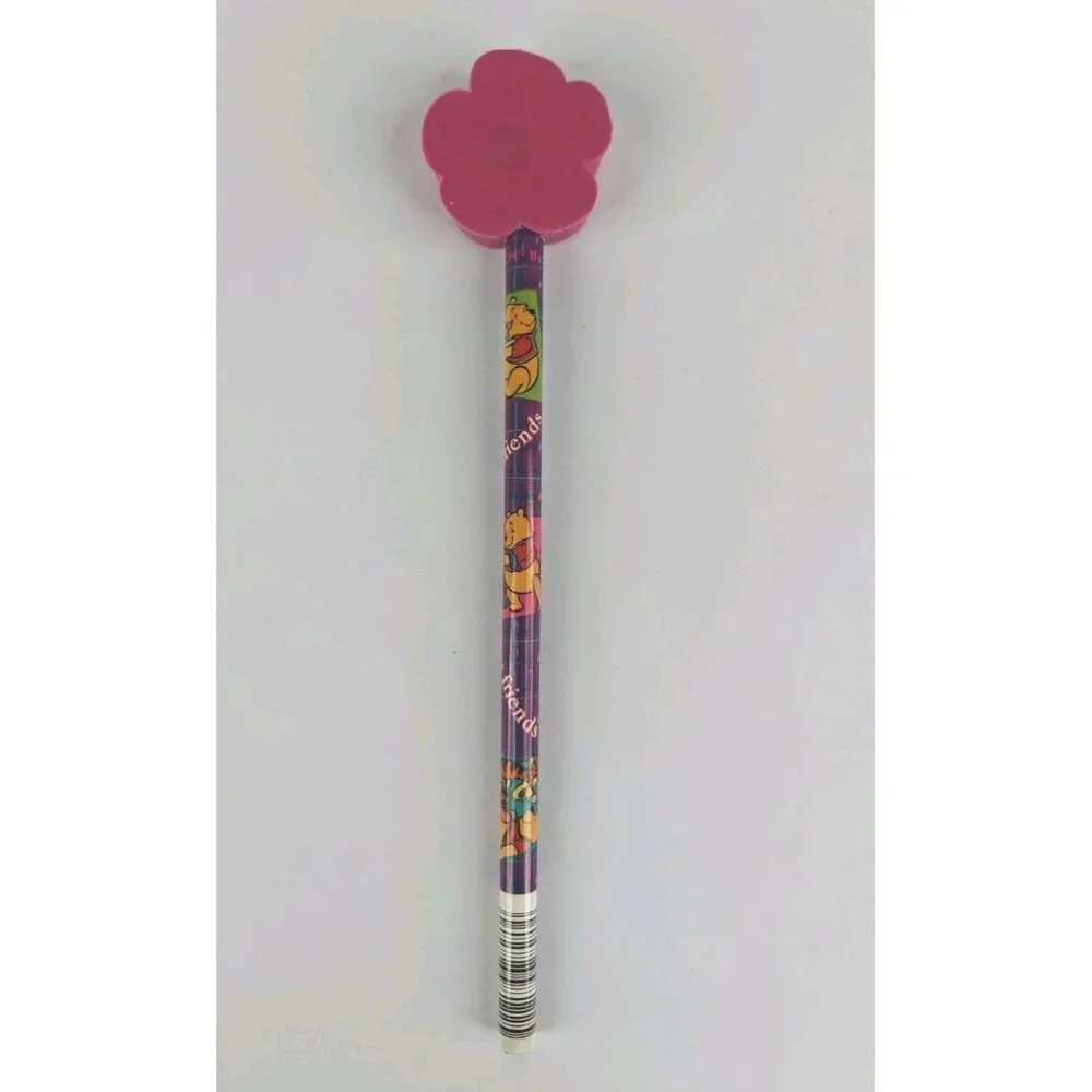 Vintage Pentech Pencil Disney Winnie the Pooh Tigger Topper Eyeore Best Friends